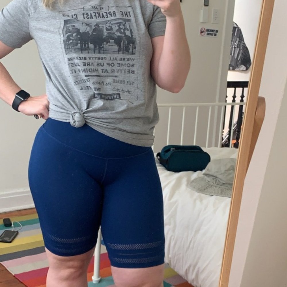 Fabletics SculptKnit® High-Waisted Perforated Short - Size Small